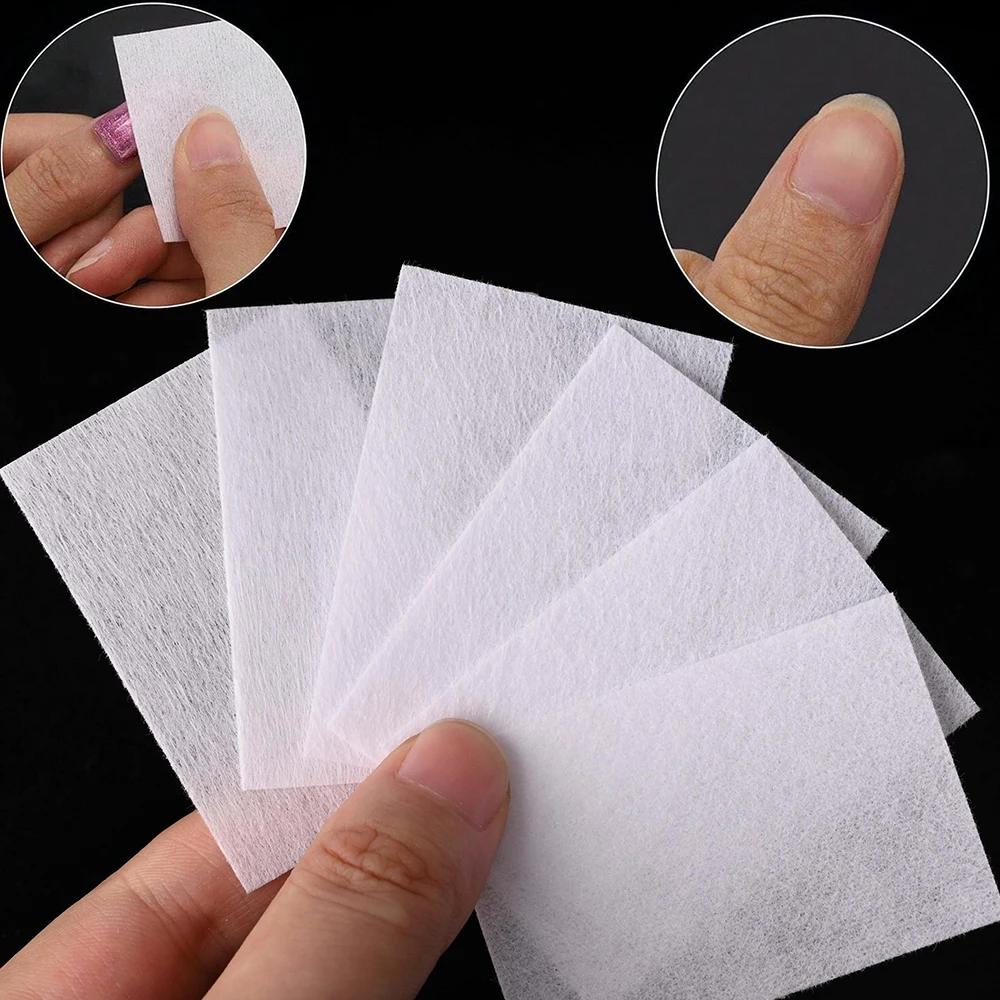 1000/500/100 pièces lingettes en coton pour ongles élimination du Gel enveloppes non pelucheuses tre