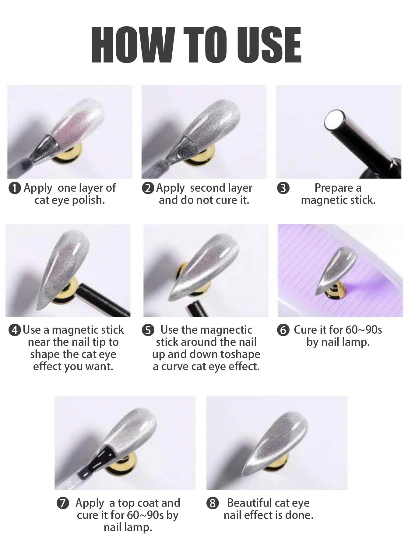 1-24 pièces TC automne et hiver doux brillant or richesse or oeil de chat Gel vernis à ongles polyva