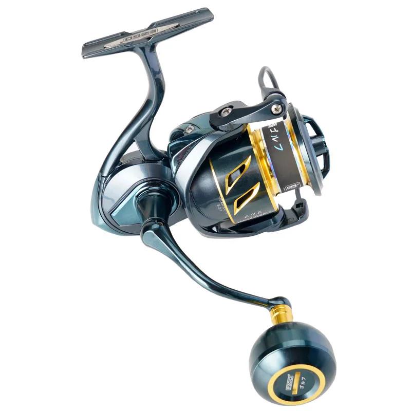 Moulinet filature métal Saltist 3000-6000 Leaddeers 10BB 18kg traînée pêche mer gabarits