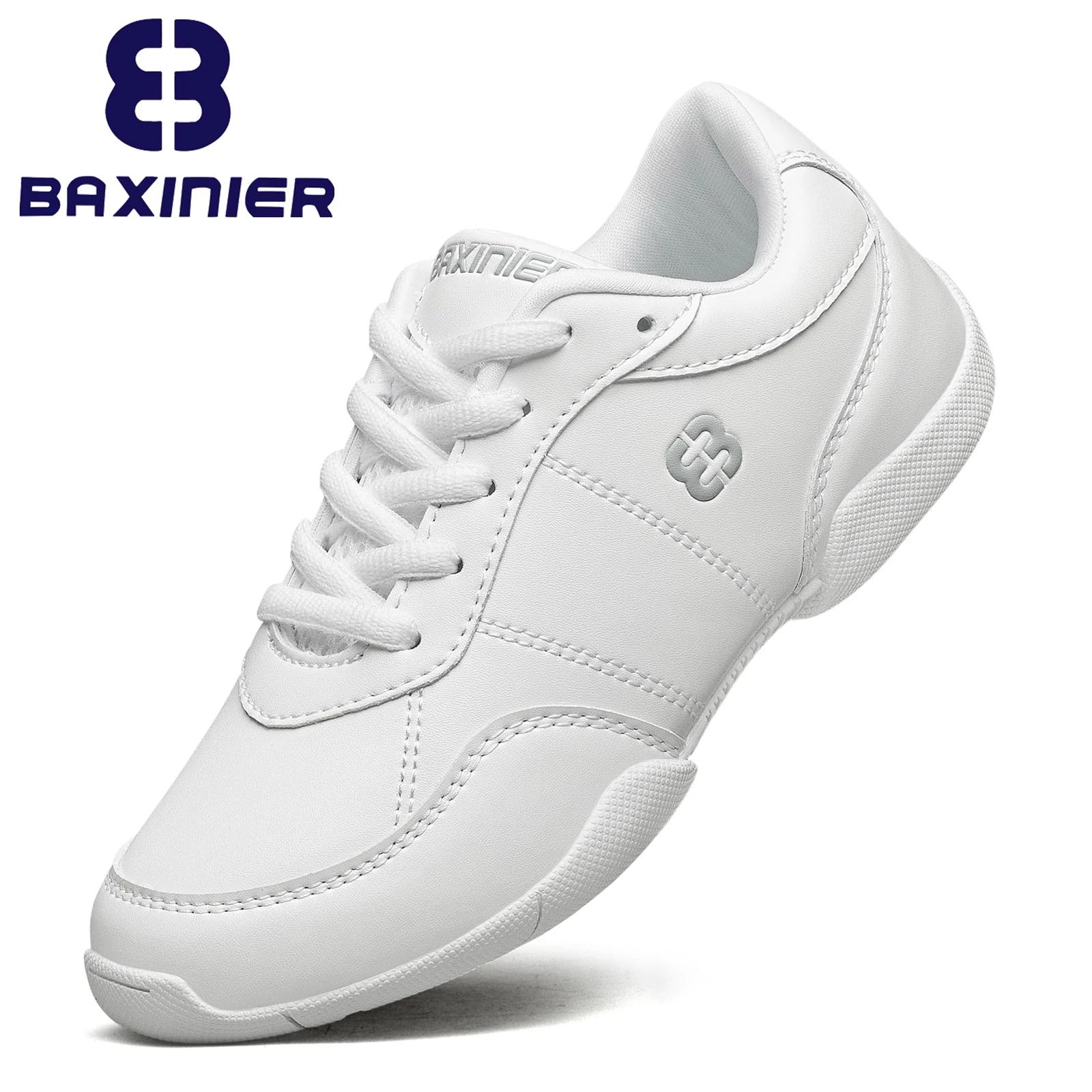 Chaussures de pom-pom girl blanches pour filles, baskets légères de compétition de joie pour jeunes,