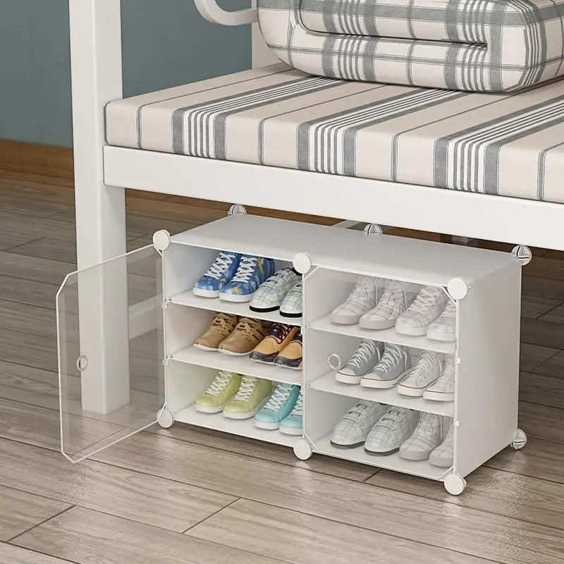 Armoires pliables à petite échelle pour la maison et le salon, grand espace multicouche, étagère, do