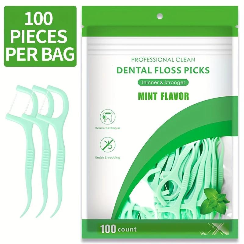 500/300/100 pièces cure-dents ultra-fin aromatisé à la menthe, bâtons de cure-dents haut de gamme sû