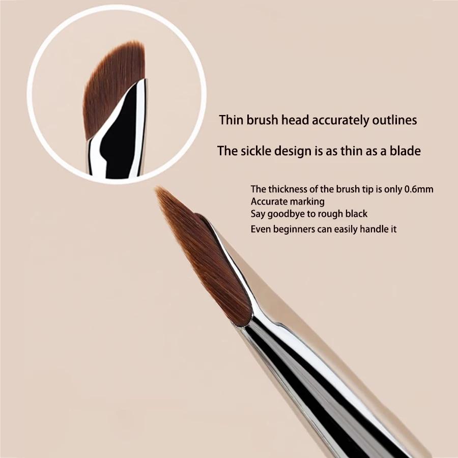Faucer Eyeliner brosse fard à paupières lame brosse détail brosse diagonale sourcils brosses sous-po