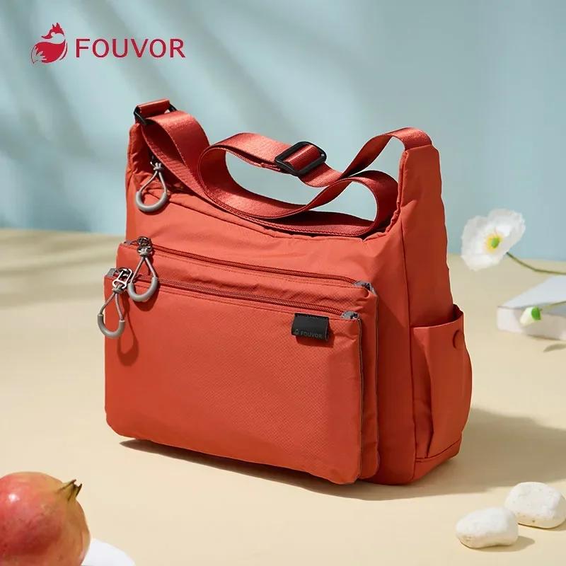 Fouvor sac à bandoulière pour femme en Nylon mode grande capacité sac à bandoulière 2025 tendance sa