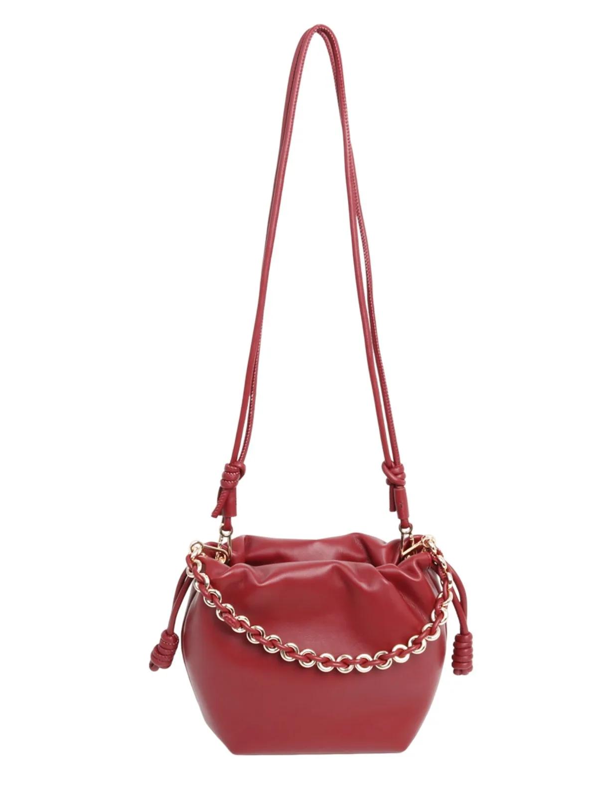 Sac nuage en cuir de vachette pour femme, sacs à main à bandoulière pour femme, cuir véritable Berga