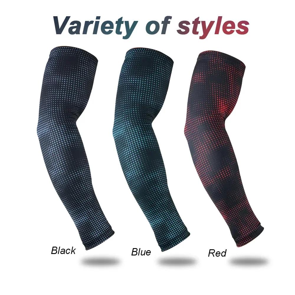 Manchons de bras de Compression pour sport, 1 pièce, refroidissement, Protection solaire, pour Baseb
