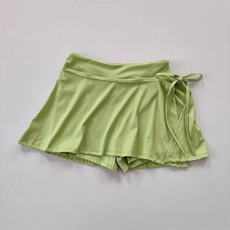 Jupe sport 2 en 1 pour femmes - Short intégré pour course, tennis, yoga, golf et volley-ball