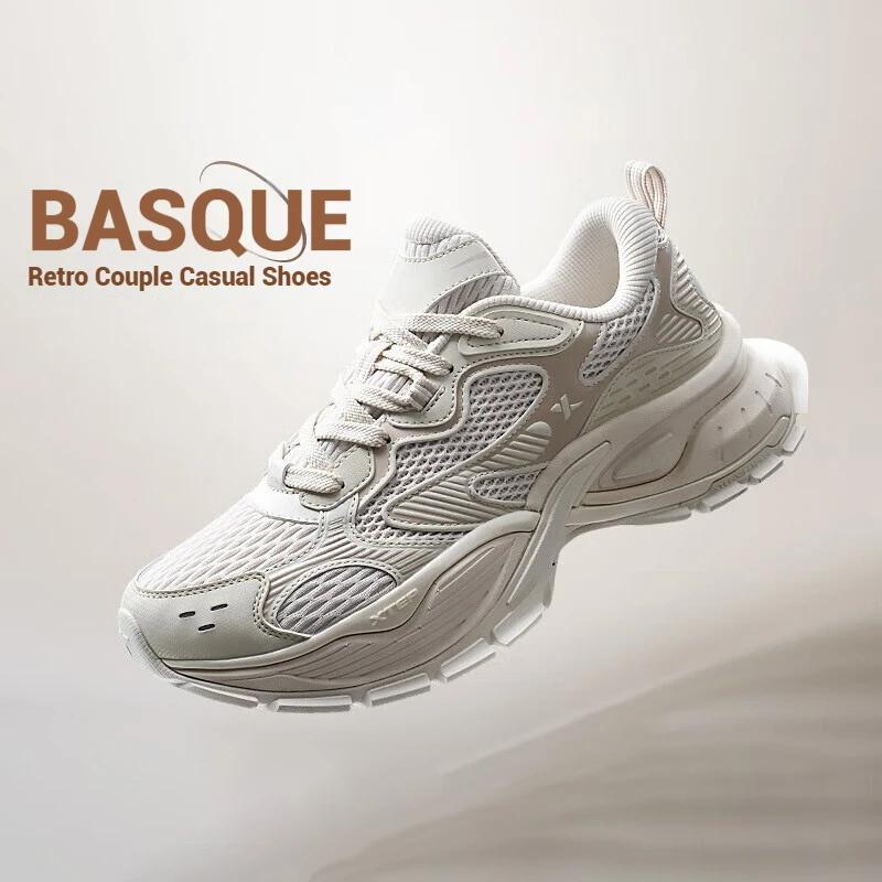 Chaussures décontractées Xtep Basques femmes hiver - Baskets confortables respirantes pour tous les jours