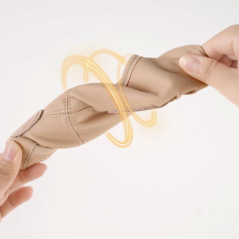 Chaussures de Ballet en PU pour petites filles, chaussures de danse pour enfants, ballerines en cuir