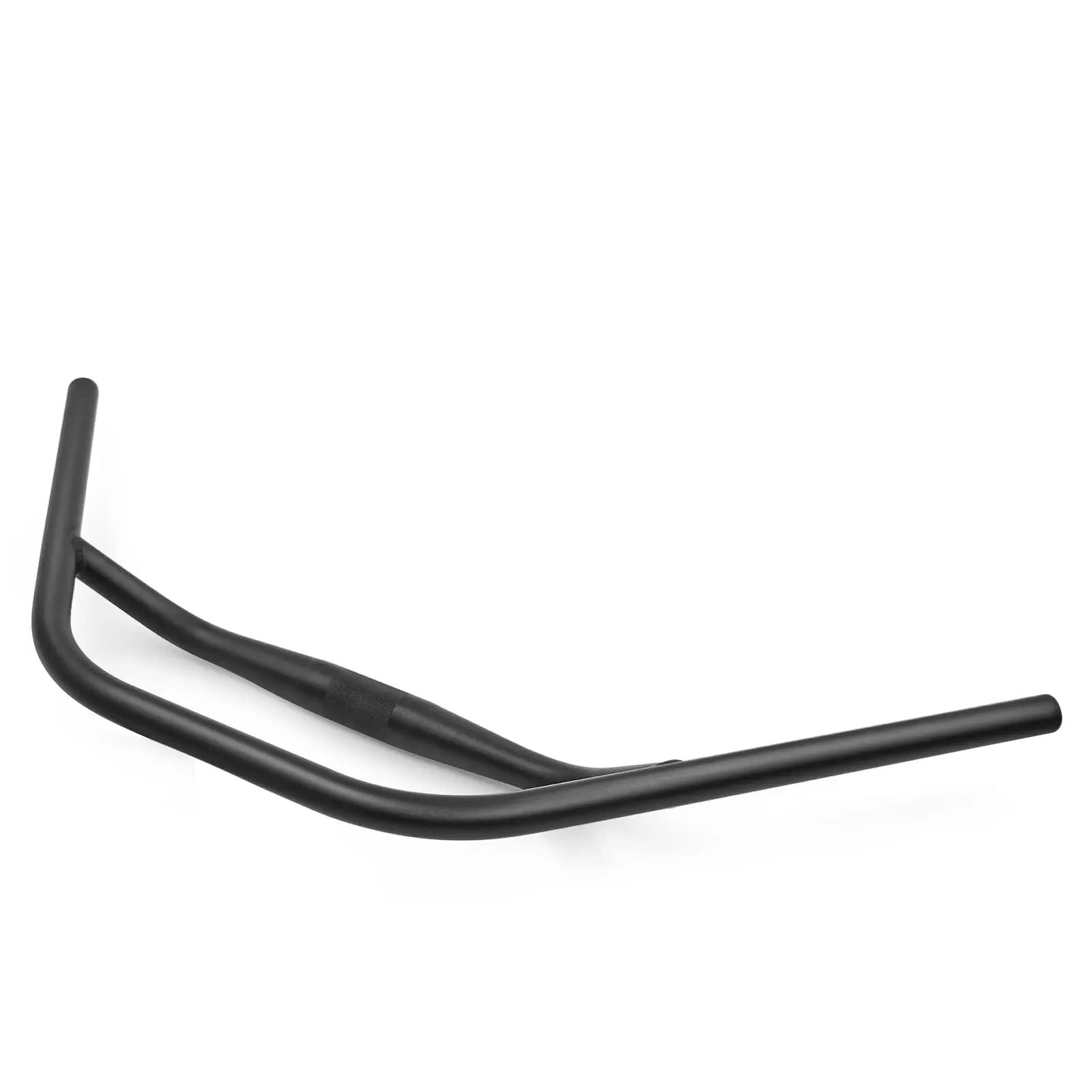Guidon plat en H en alliage d'aluminium pour vélo de route et VTT, dimensions 22.2x31.8mm, 200x690mm
