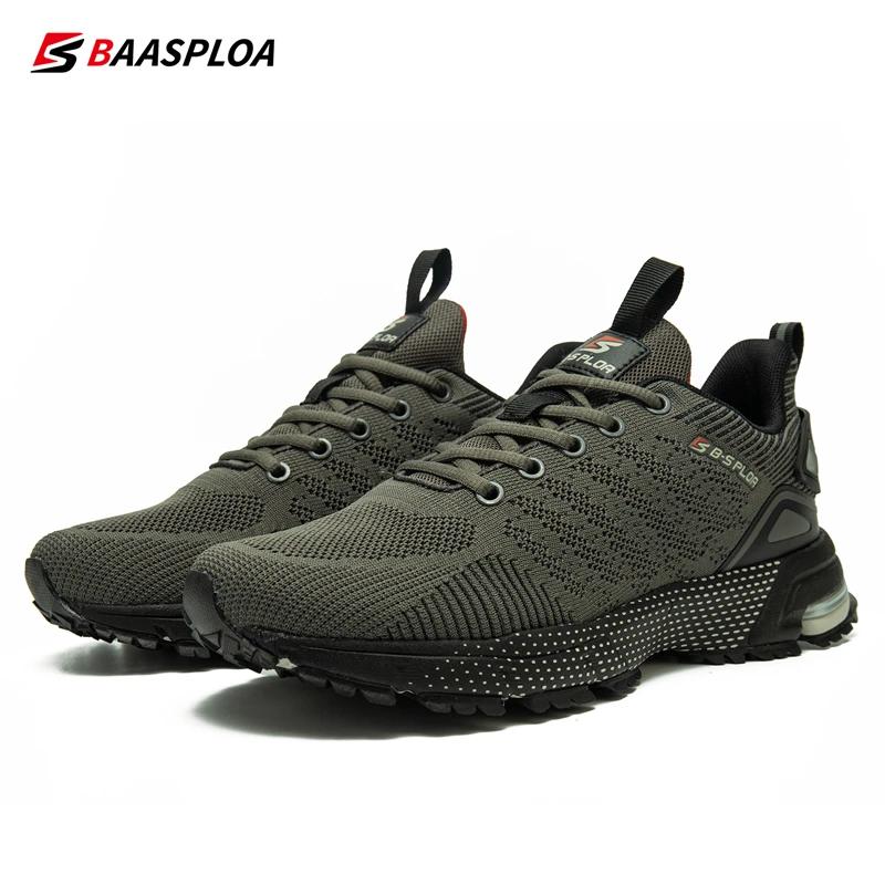 Baasploa-Chaussures de course professionnelles pour hommes, baskets d'entraînement respirantes, légè