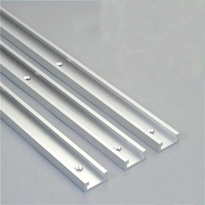Fixation de gabarit de piste à onglet en aluminium, fente en T, Rail de goulotte pour le travail du