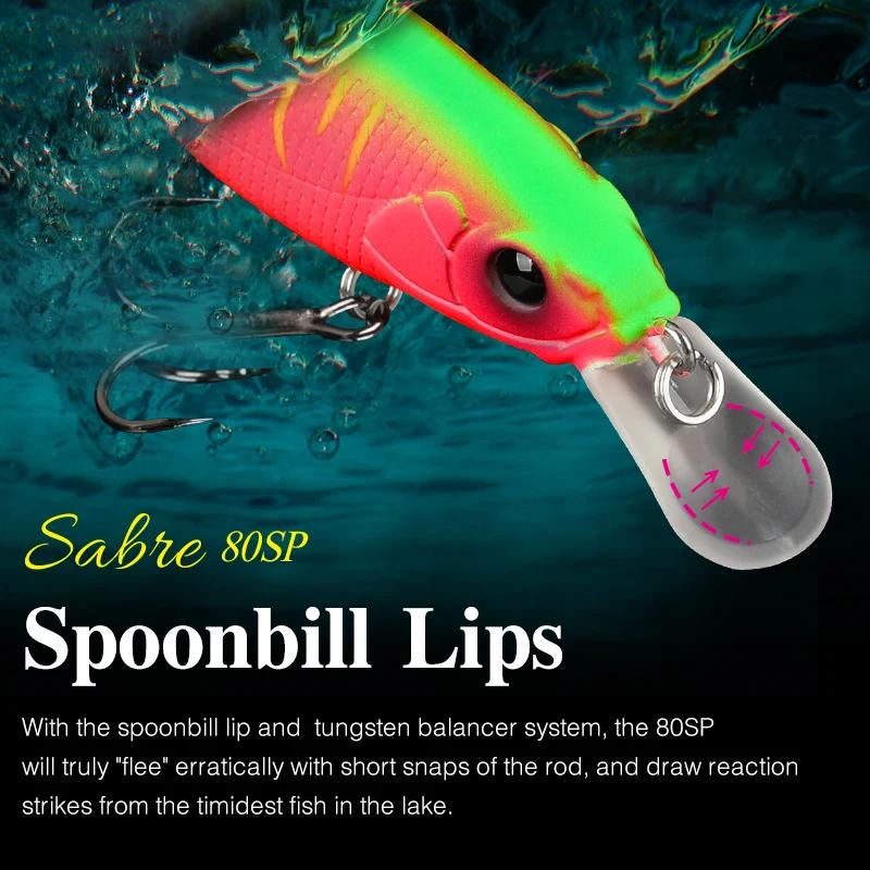 TSURINOYA 80SP suspendu vairon 80mm 10.3g leurre de pêche sabre longue coulée artificielle dur appât