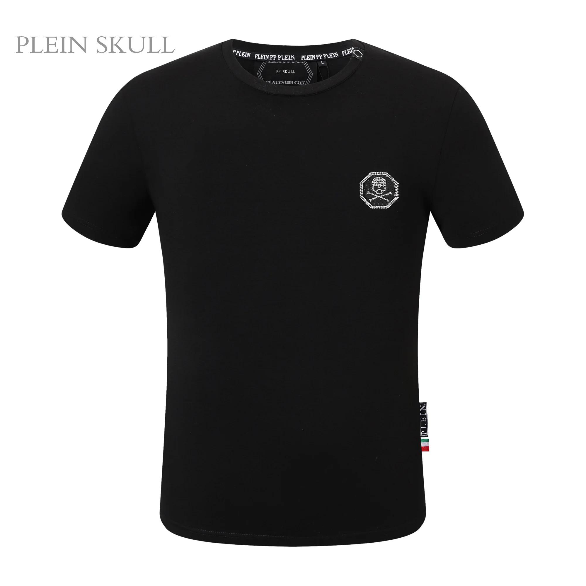 T-shirt en coton pour homme Plein Skull, nouvelle tendance, classique, respirant, décontracté, à man