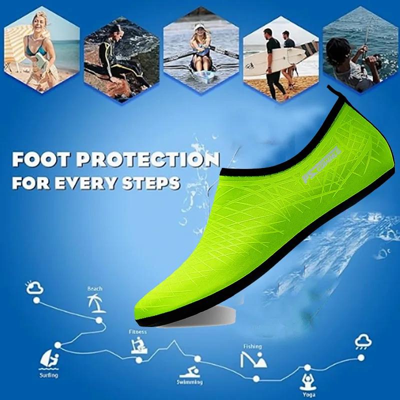 Chaussures aquatiques femmes hommes plage natation sport nautique pieds nus confortables