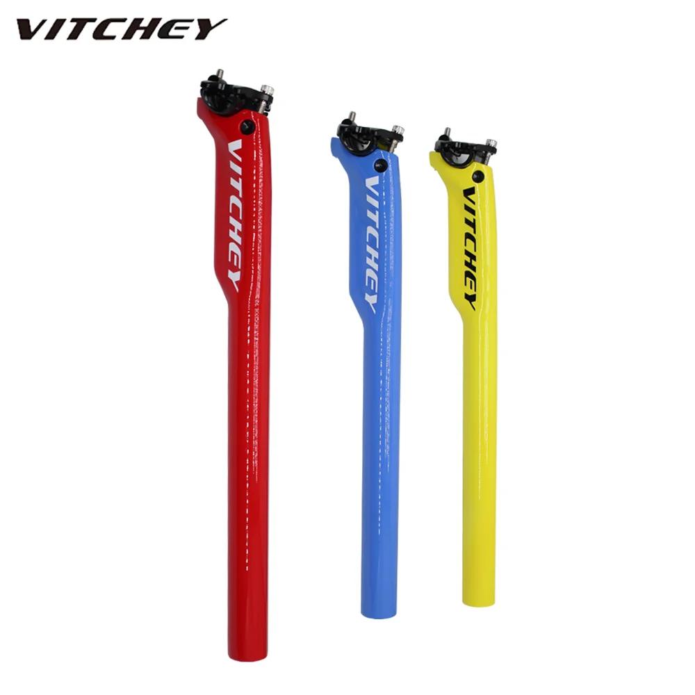 Vitchey plein carbone vtt vélo tige de selle Tube de selle montagne route vélos Tube de selle 27.2/3