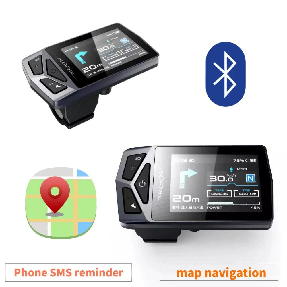 Bafang Mid Motor EB02 affichage limites de vitesse de rupture Bluetooth rappel d'appel carte Navigat