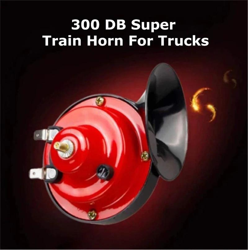 Klaxon d'air universel pour voiture, trompette 12V, 300db, klaxon de moto pour camions, klaxon de vé
