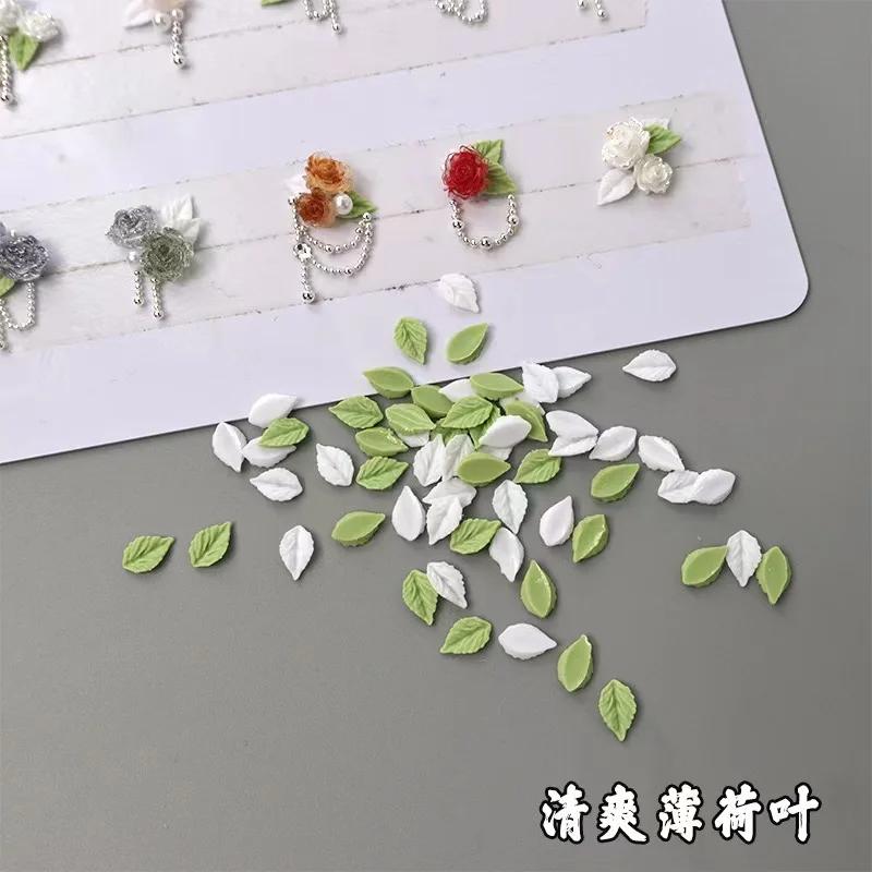 Breloques 3D Rose pour Nail Art, 50 pièces/20 pièces, résine camélia japonaise Kawaii, décorations e