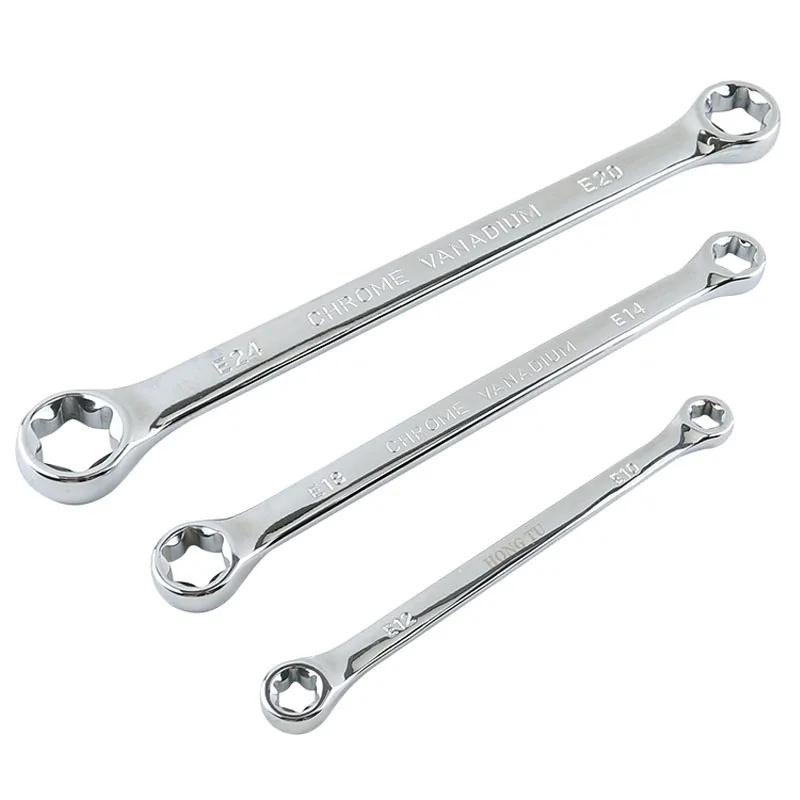 E-torx clé à boîte E6 E8 E10 E12 E14 E18 E20 E24 Torx ensemble clé à anneau outils clé étoile