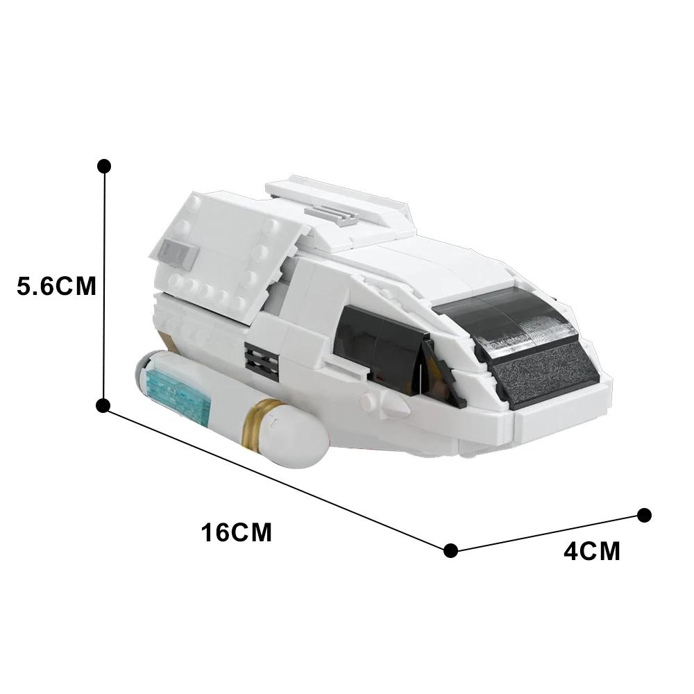Gobricks-décennie s de Construction de Volant MOC Type-6, Briques Classiques à Faire Soi-Même, Modèl