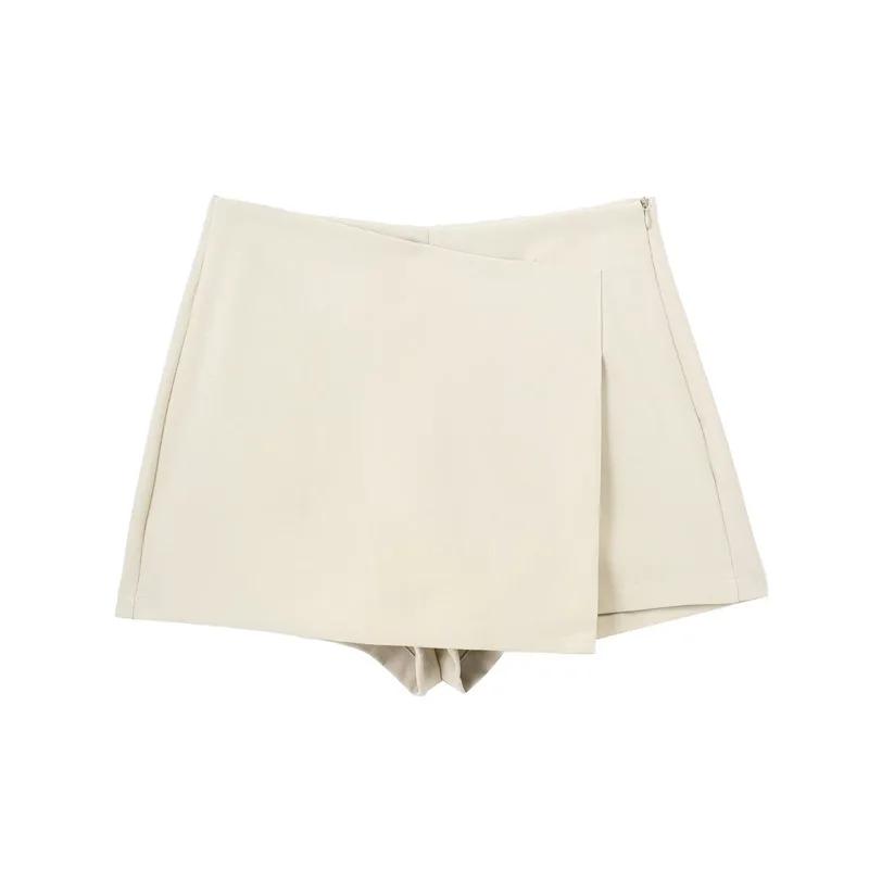 HXAO Shorts femmes 2024 noir blanc Mini shorts femmes Shorts taille haute Micro jupe décontractée Sh