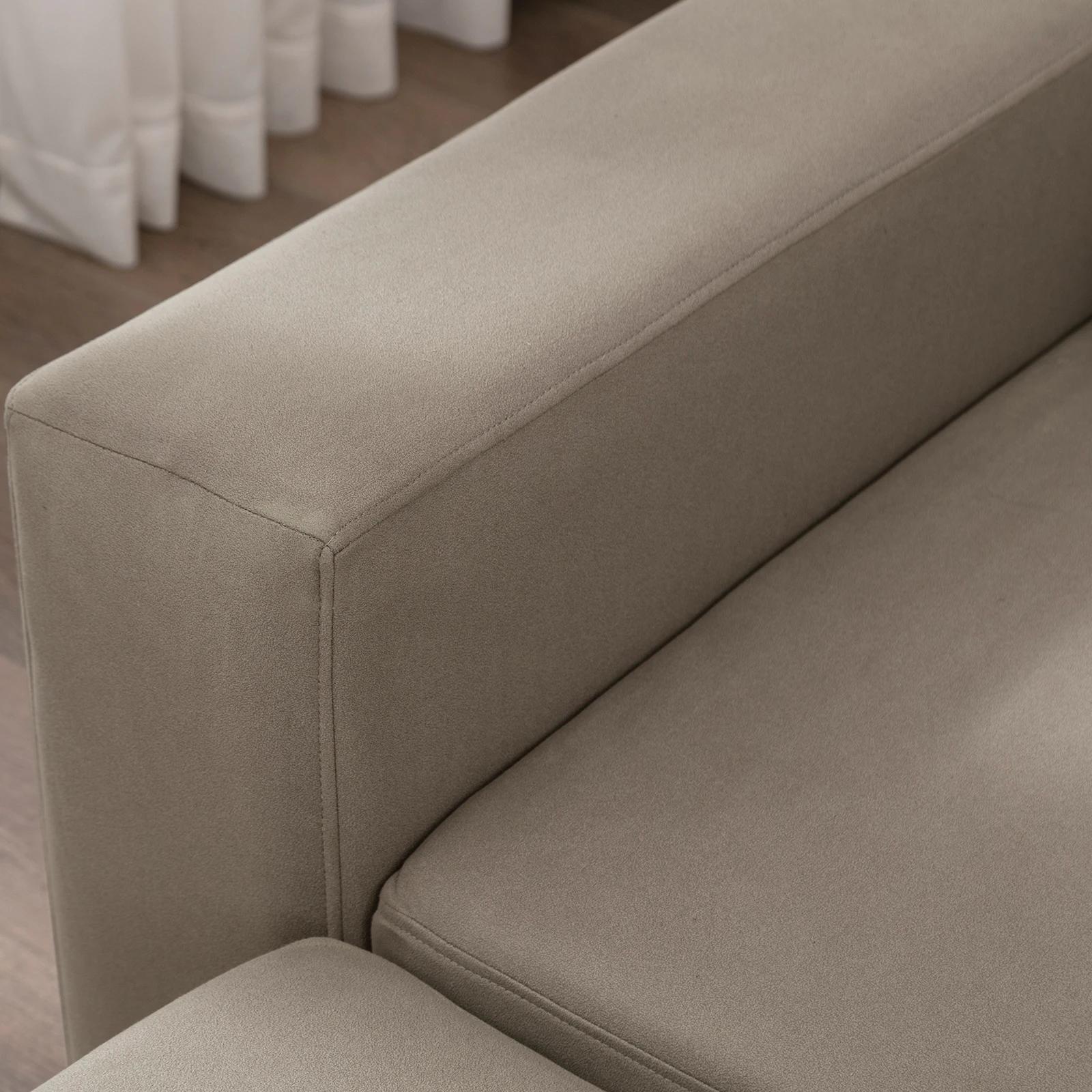 HORGgland-Canapé convertible O, canapé sectionnel en forme de L, canapé sectionnel modulaire