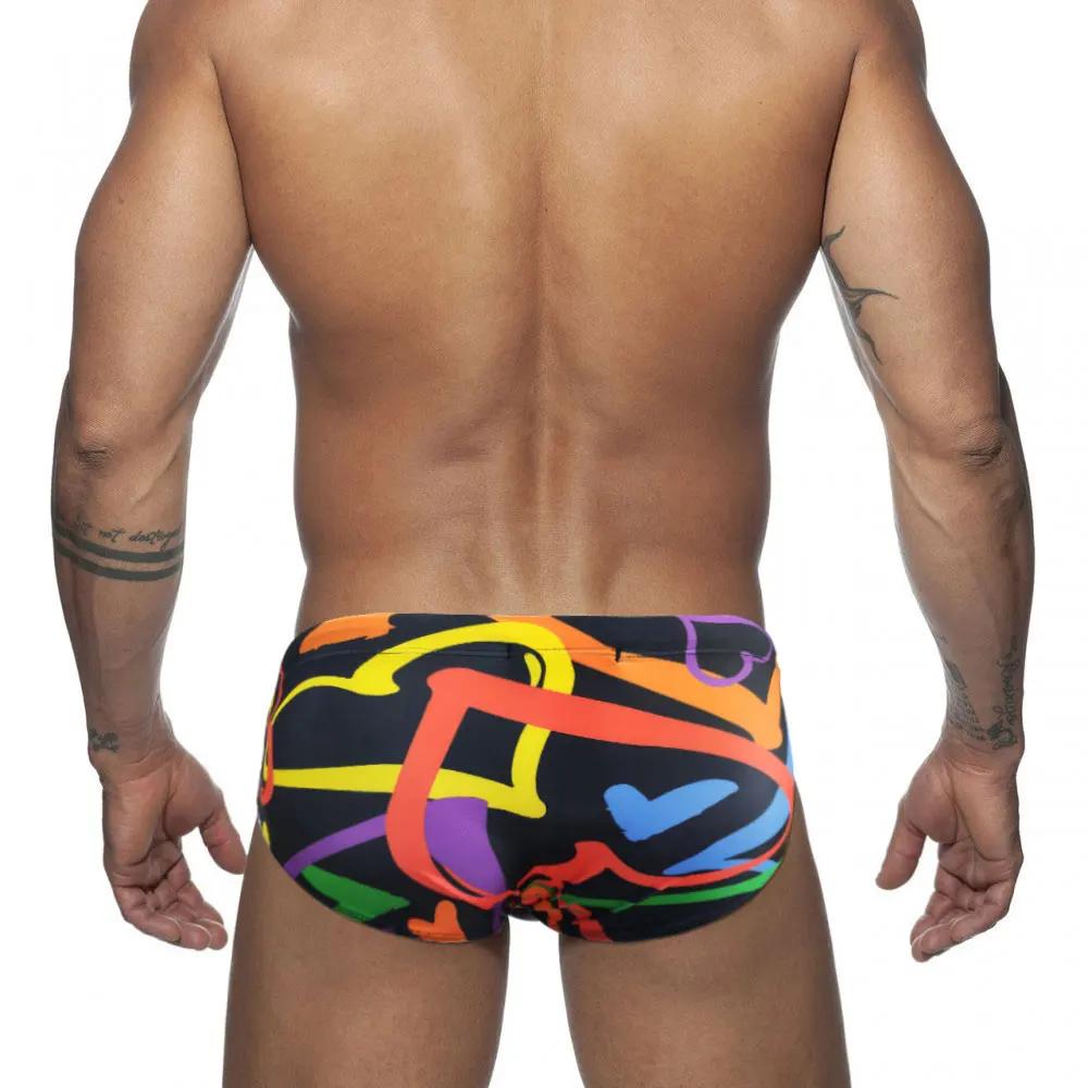 Slip de bain pour hommes Sexy natation court Sport nautique pantalons de plage maillot de bain bande