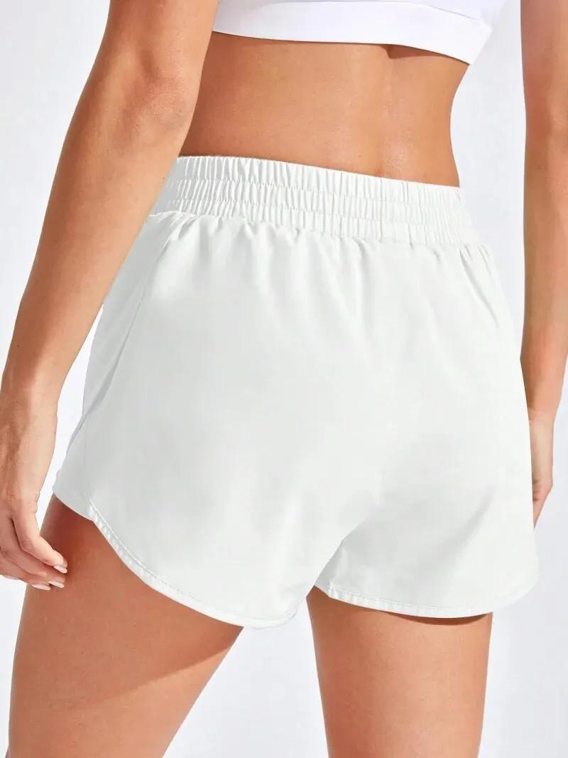 Shorts de Yoga élastiques pour femmes, Leggings courts d'entraînement, de Fitness, de course, de Spo