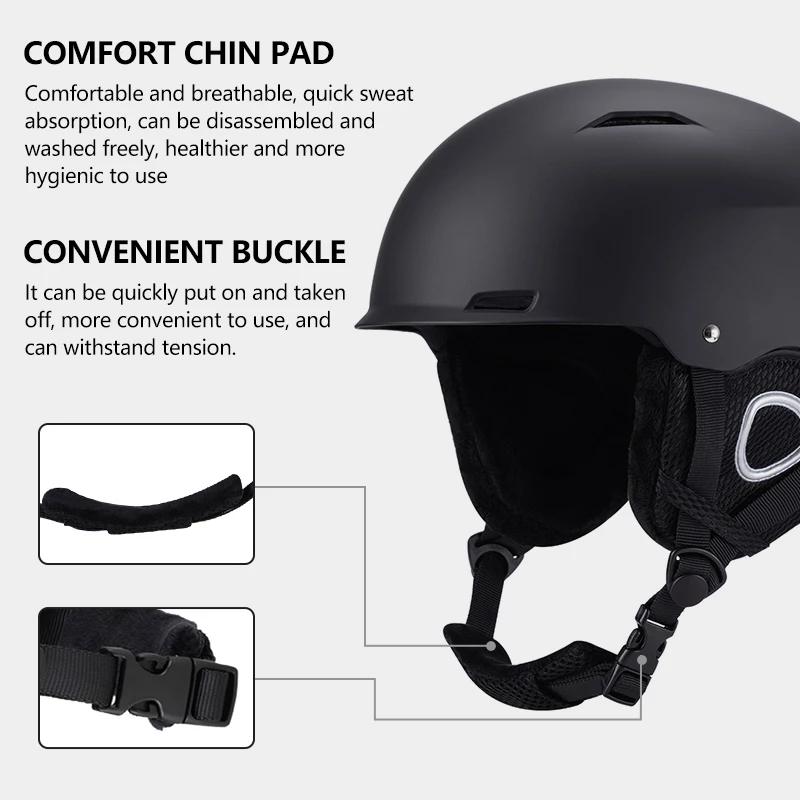 Horntour nouveau casque de Ski ABC + EPS haute qualité garder au chaud casque de Ski Anti-impact pou