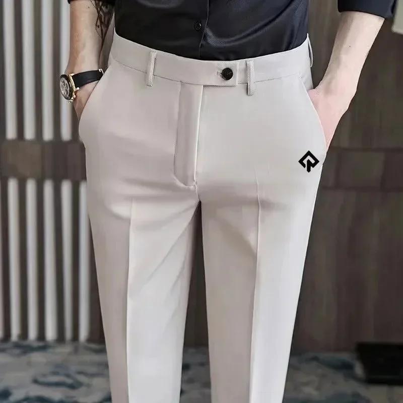 Hommes pantalons de Golf coupe ajustée drapé pantalon de Golf décontracté hommes Version coréenne co