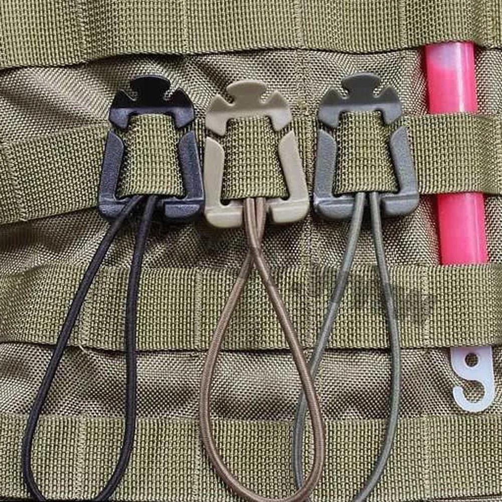 1/2/5 pièces sac à dos boucle pince mousqueton équipement de survie outils mousqueton Clips en plein