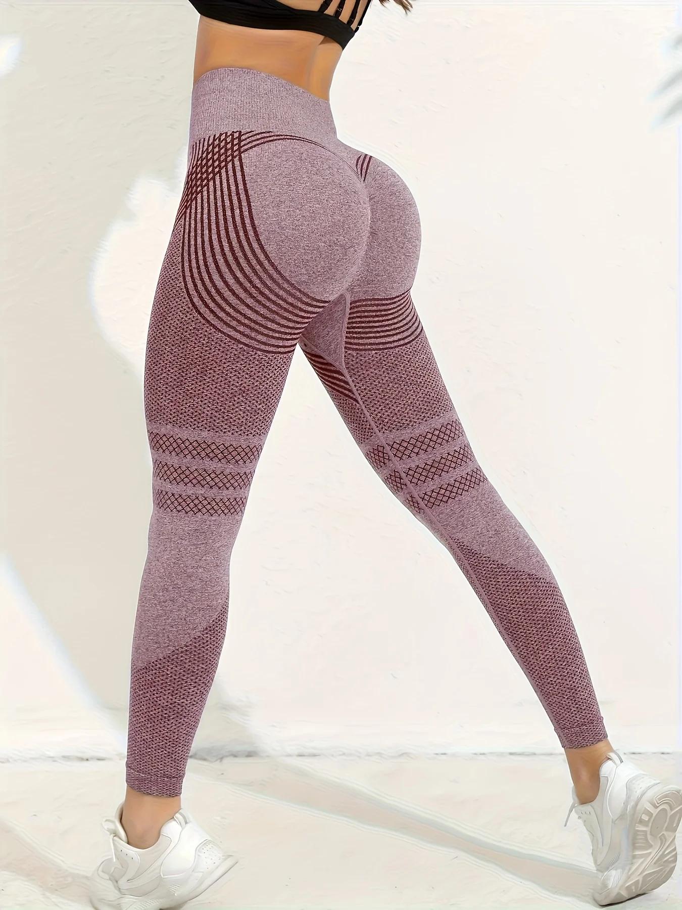 Leggings de sport séchage rapide taille haute - Yoga et musculation sans couture