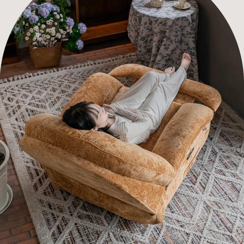 Massage chauffage USB canapé luxe rotatif commande vocale simple petite Chaise canapé salon moderne