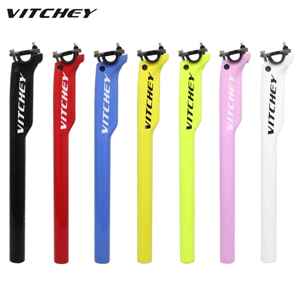 Vitchey plein carbone vtt vélo tige de selle Tube de selle montagne route vélos Tube de selle 27.2/3