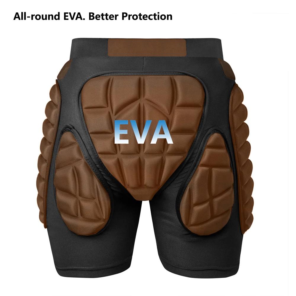 Shorts de protection hanches ski snowboard - Équipement VTT motocross avec genouillères