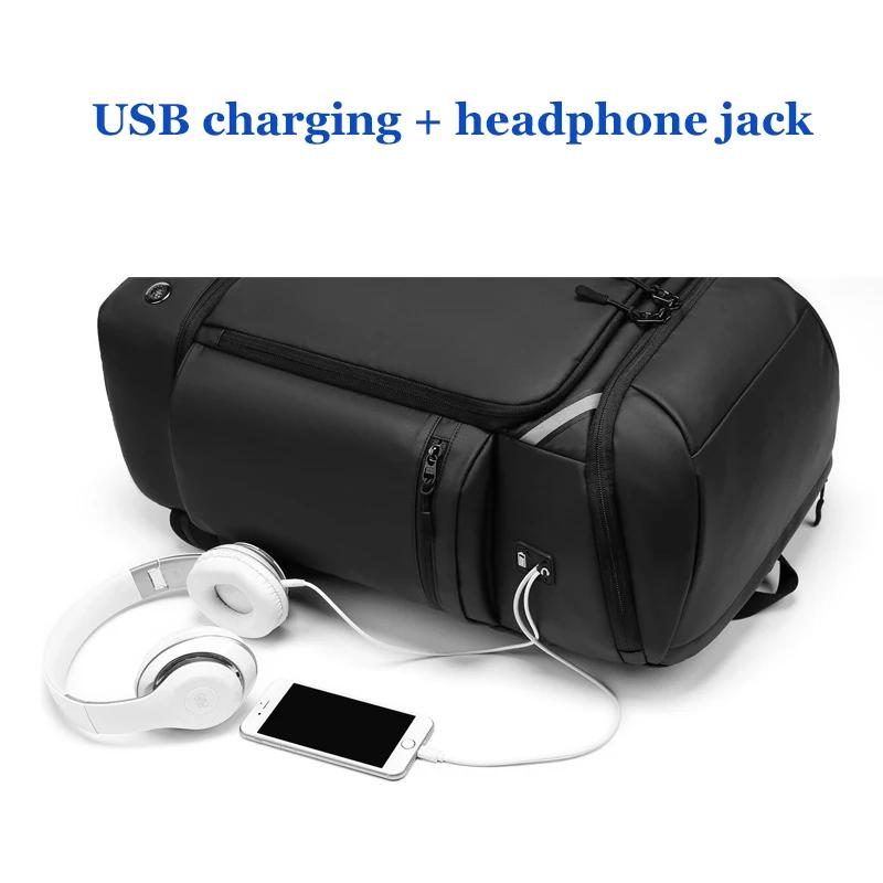 Sac à dos de voyage pour hommes, grande capacité, trekking, Business, 17 pouces, pour ordinateur por