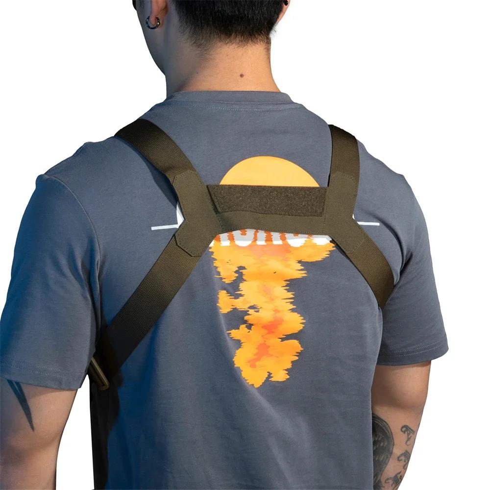 Sacs de poitrine tactiques gilet de chasse Camping en plein air sac à dos à bandoulière hommes sac d
