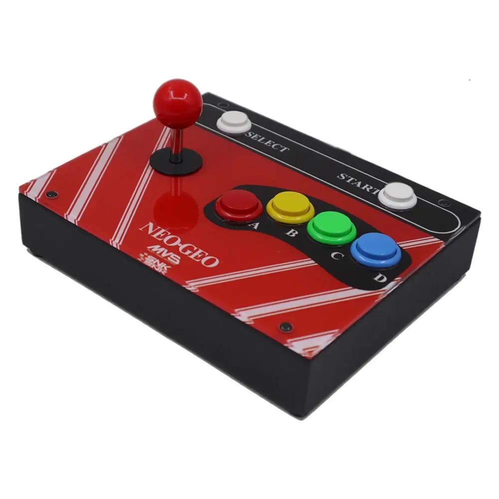 Contrôleur de Joystick d'arcade à 6 boutons, 15 broches, panneau d'art pour SNK Neo Geo AES MVS CD,