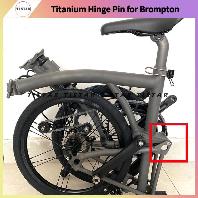 Connecteurs de broche et de Pivot de charnière en titane pour vélo Brompton, cadre principal, access