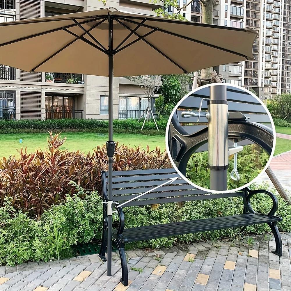 Pince parapluie pour terrasse extérieure, banc de terrasse, cadre partenaire, balustrade, bateau, po