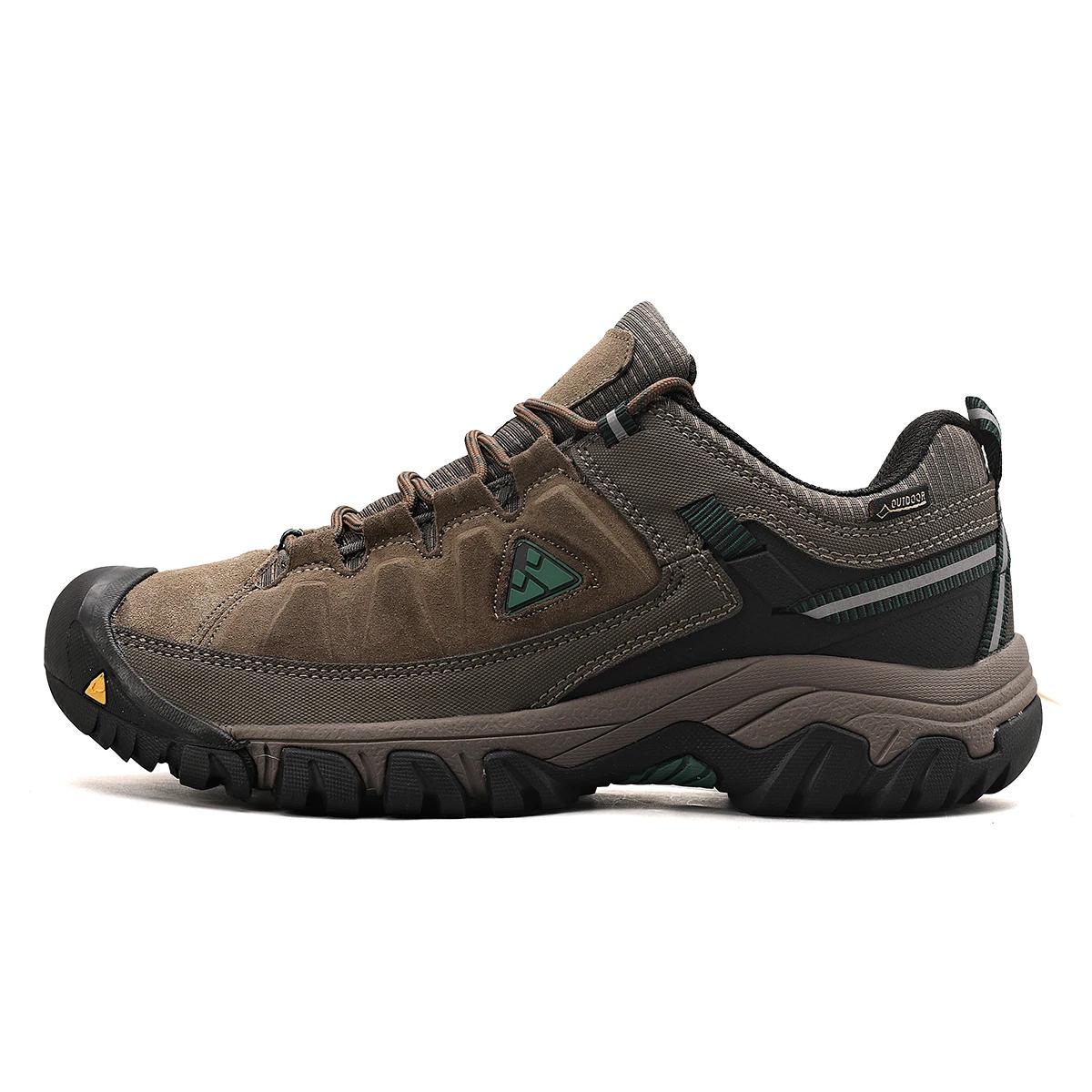 HIKEUP nouvelles chaussures de randonnée pour hommes de haute qualité chaussures d'escalade en cuir