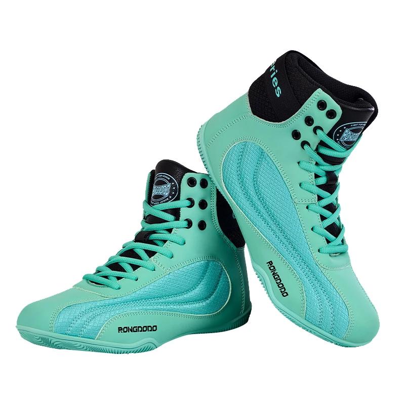 Nouvelles chaussures de boxe entraînement au Combat Arts martiaux exercice de Fitness chaussures San