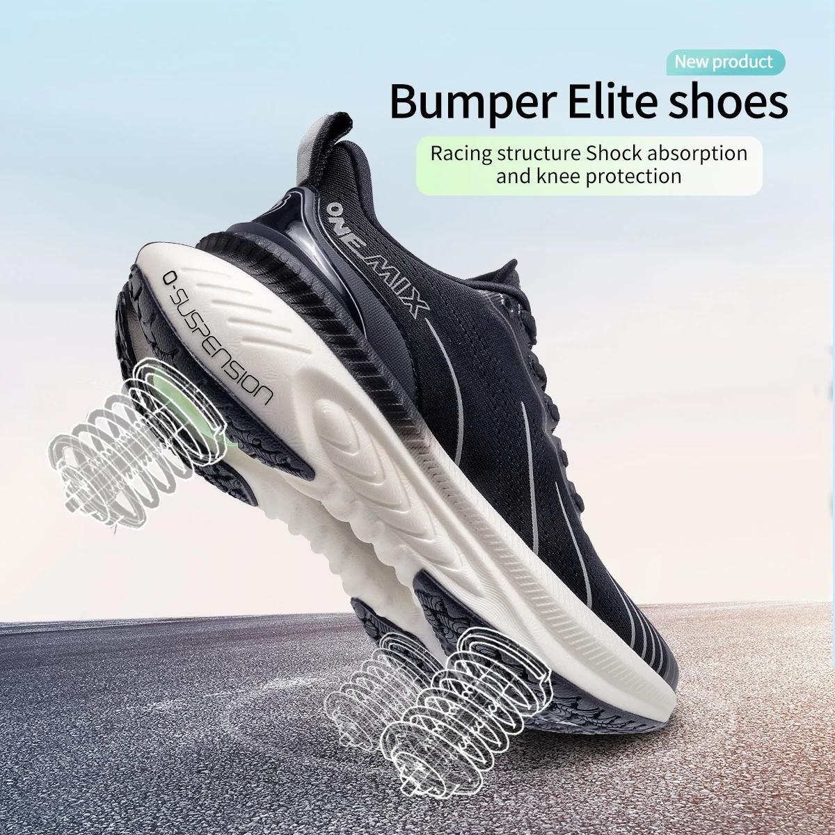 ONEMIX-Chaussures de course à lacets pour hommes et femmes, baskets de sport, d'athlétisme, d'extéri