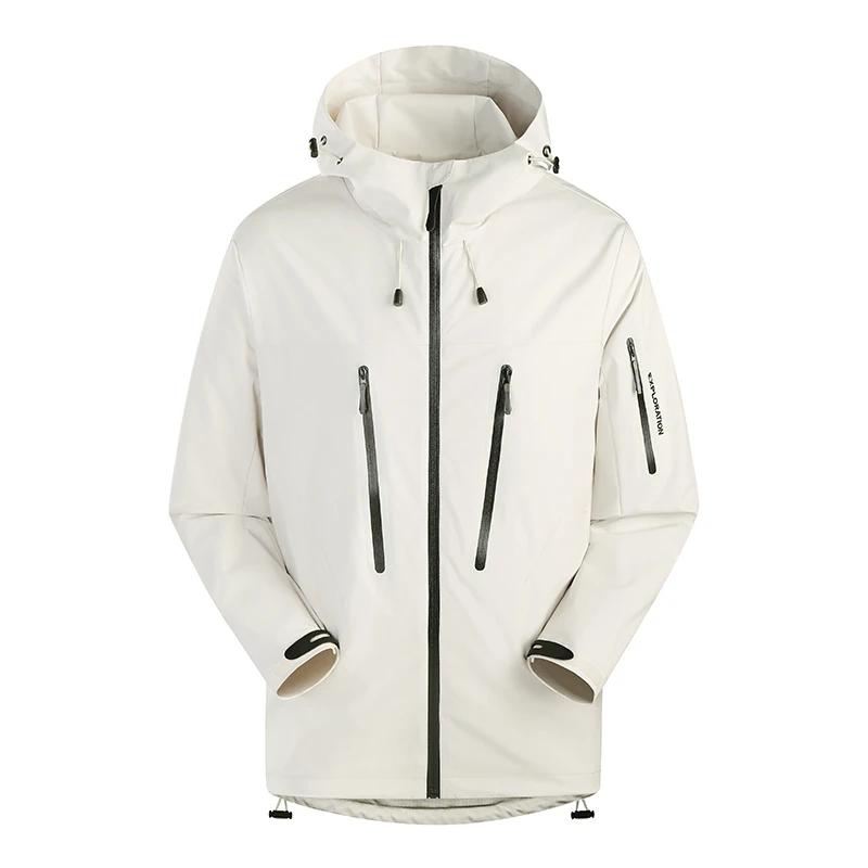 Veste d'alpinisme pour hommes, coupe-vent et imperméable, tissu à la mode, Design Hip Hop, manteau d
