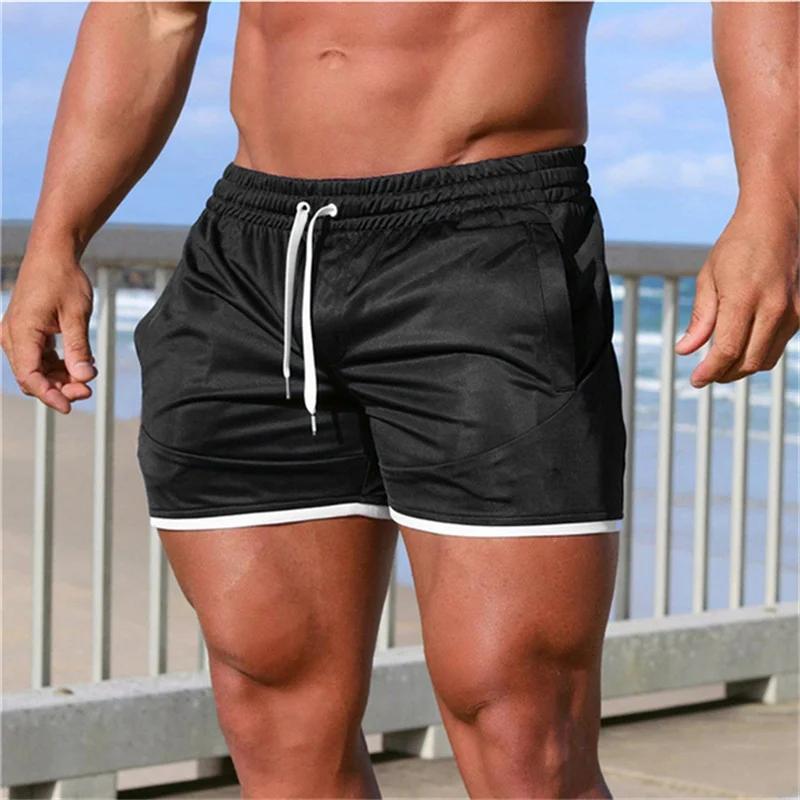 2025 Shorts de course hommes mode Joggers Shorts été shorts de sport à séchage rapide maille respira