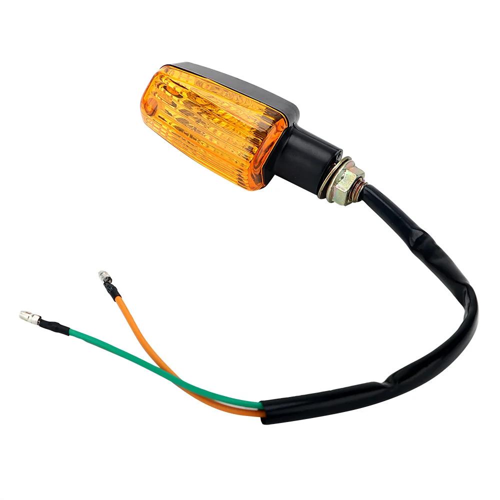 2 pièces moto clignotant lumières Led clignotants ambre lampe universelle moto arrière clignotant in