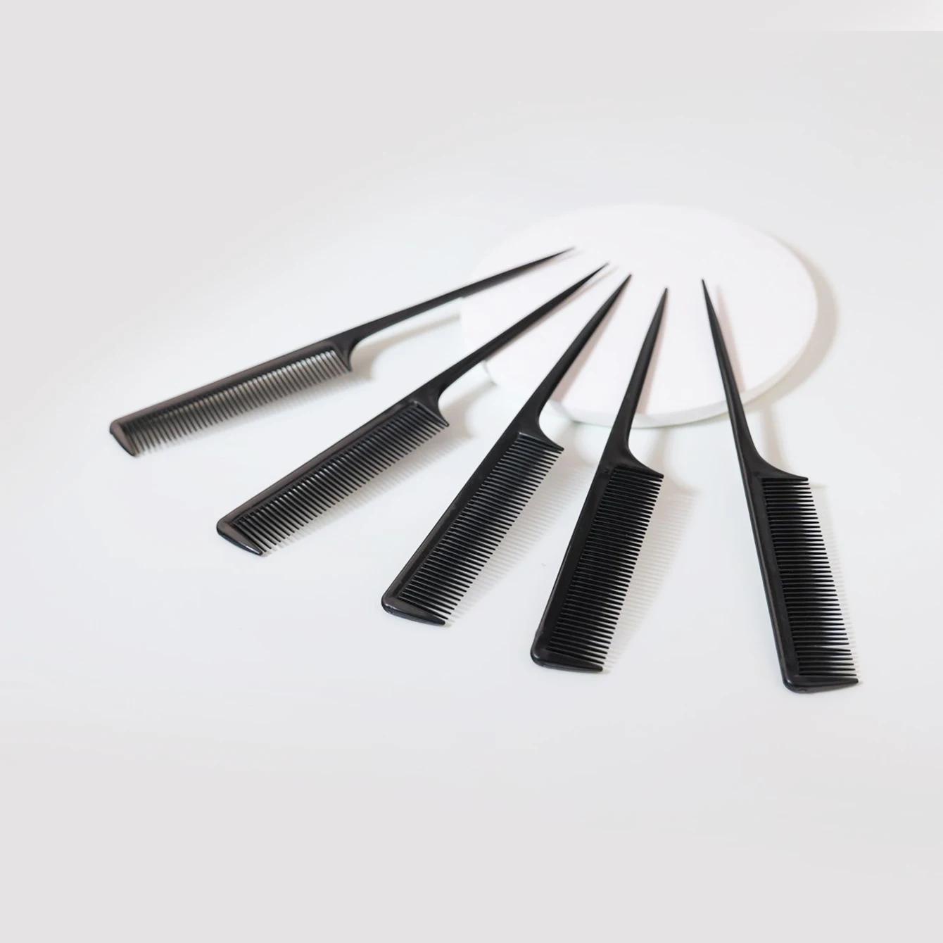 Ensemble de peignes à queue de Rat 5 pièces, peigne à cheveux de Distribution, brosses de bord et ar