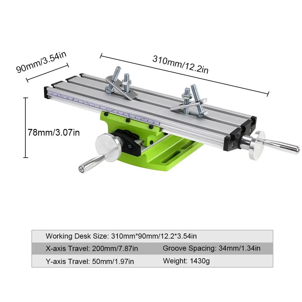 ALLSOcloser BG-6300 Table Composée de Travail Croix Glissière Table de Travail pour Fraisage proposi