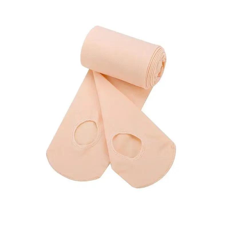 Collants de Danse Ballet Professionnels Femmes - Microfibre 80D Convertibles sans Couture avec Trou pour Vente en Gros